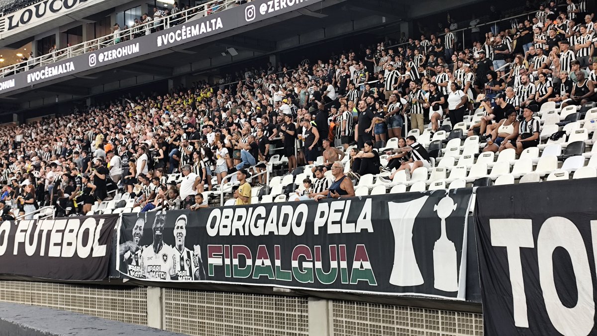 Nascidos em Xerém
Campeões em General

Obrigado pela fidalguia, Fluminense.
O Campeão da América e do País agradece.