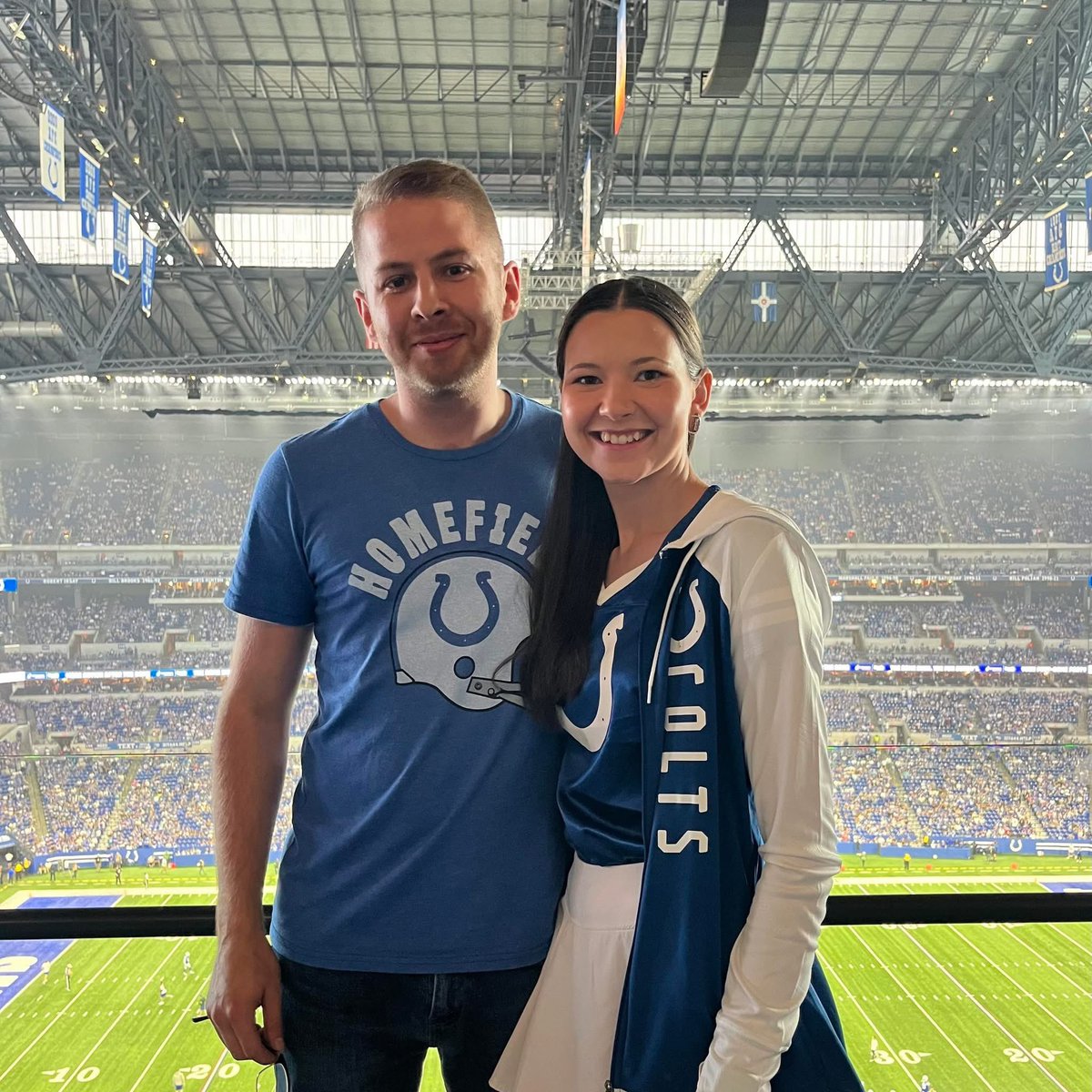 joshudge's tweet photo. @JimIrsay Mr. Irsay, it would be a privilege to go to the Super Bowl with my wife!

When we visited Lucas Oil a few years ago, I got her to fall in love with the sport—and more importantly, the #Colts.

This year was the first of many for our season tickets!

Account number: 4857698 https://t.co/IBLvWfiQQz