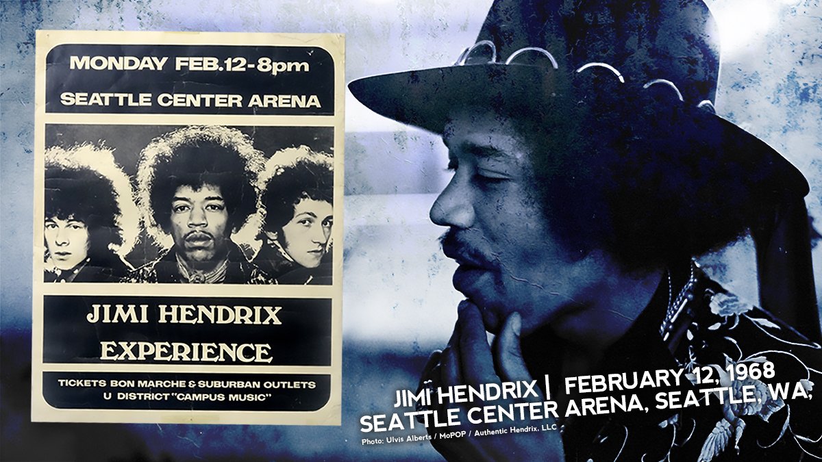 On February 12, 1968 #JimiHendrix returned to his hometown of #Seattle, Washington.  After spending the afternoon with family and friends, The Experience had a headlining concert at the Seattle Center Arena.

#Hendrix #Jimi #TheJimiHendrixExperience #OnThisDay #OTD