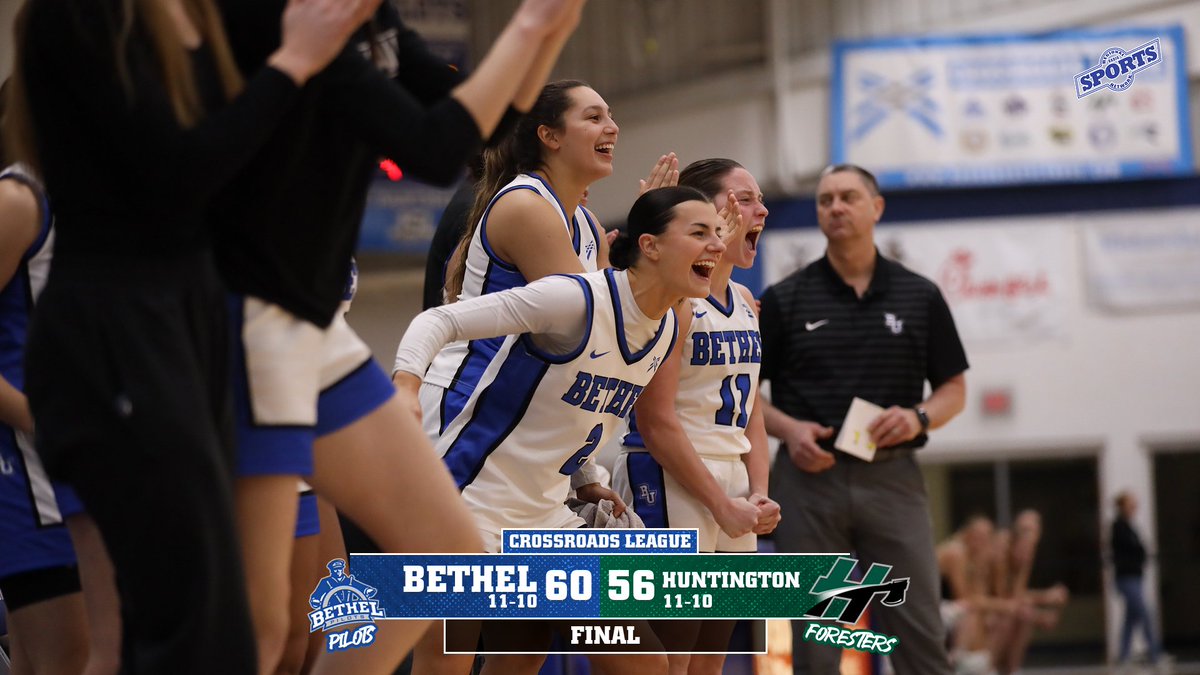 @bupilotswbb defeats Huntington University 60-56 in Gates Gymnasium! 

Mariah Claywell: 18 pts, 4 reb, 4 stl
Olivia Nickerson: 16 pts, 2 reb, 2 ast
Isabel Scales: 6 pts, 7 reb, 3 stl
#AnchorUp