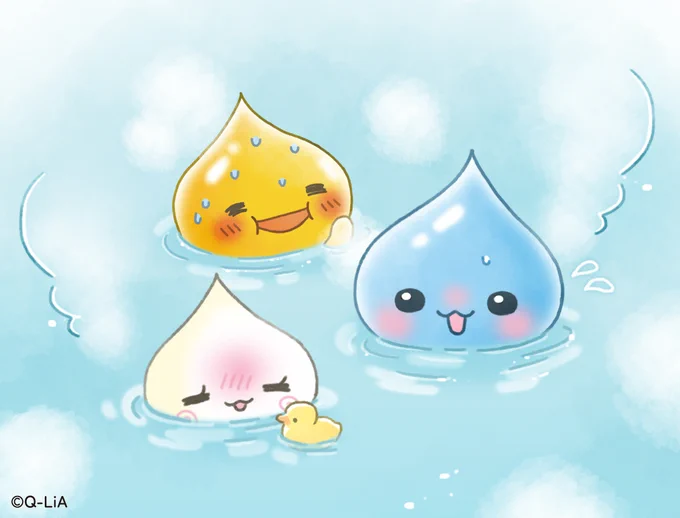 ⠀あったまるね#しずくちゃん 
