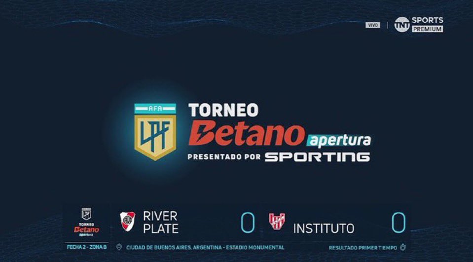 porqueTTarg's tweet photo. “TNT Sports”

Porque te hacen pagar premium para ver los partidos y son tan berretas que se corta la transmisión en pleno partido de River. https://t.co/kBow8NmZkl