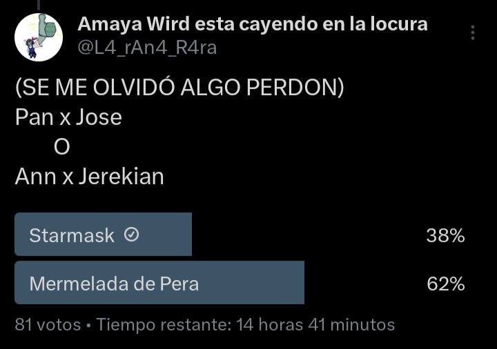 TX1711's tweet photo. @La_Jose49 YO LAS APOYO!! FUERZA!! 🗣️‼️ https://t.co/cPnwj0OuOp