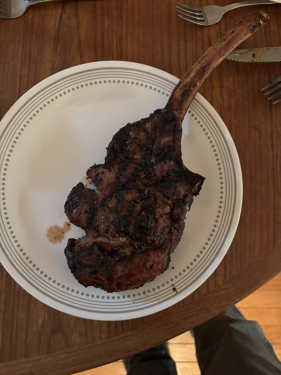 Tomahawks for supper.