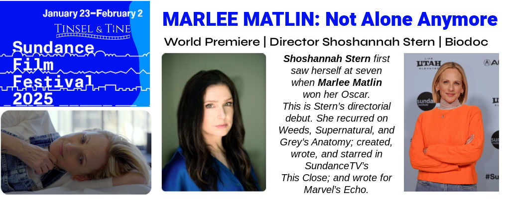 tinseltine's tweet image. Tinsel &amp;amp; Tine #Sundance2025 #MiniMovieReview MARLEE MATLIN: Not Alone Anymore #ShoshannahStern #Documentary 
William Hurt, was aptly named. Actually, his first name should have been Richard, cause he was a real dick...
tinseltine.com/sundance-2025-…