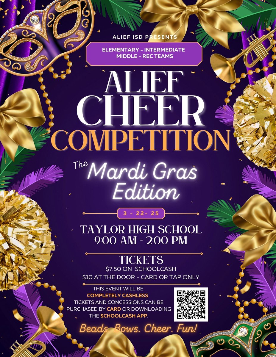 Let's get it, let's go! We hope to see you there! <a href="/AliefHastingsHS/">Alief Hastings HS🐾</a> <a href="/HNGCBears/">Hastings Ninth Grade Center</a> ! 🐻🖤💛