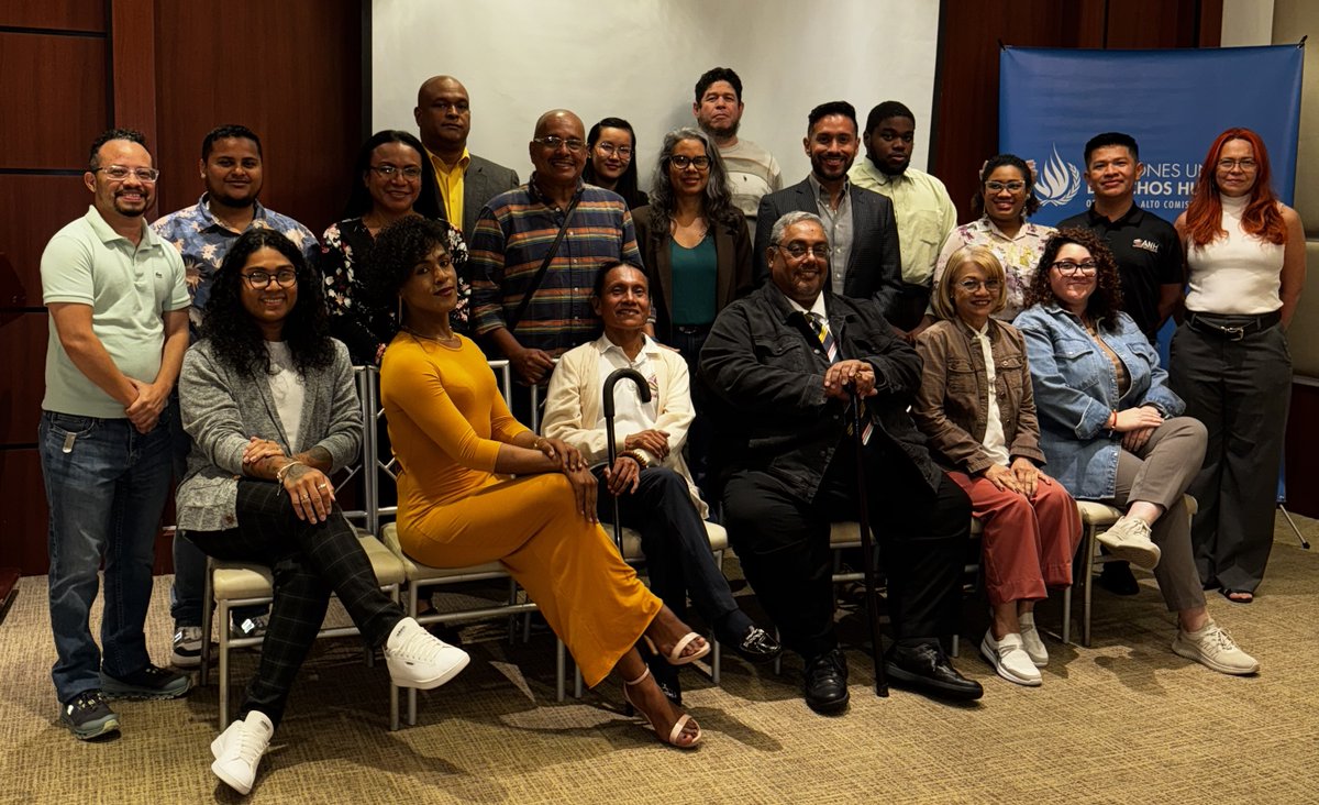 PFLAGPanama's tweet photo. Hoy, 29 de enero, con el apoyo de @RFSL_official  y en alianza con @OACNUDH @PNUDLAC @UnaidsLac , nos reunimos organizaciones de sociedad civil LGBTQI+ para construir un informe colectivo de organizaciones LGBTQI+ en Panamá.  #DerechosHumanos #LGBTQI #EPU #Panamá #UPR https://t.co/EGAW5BlVS1