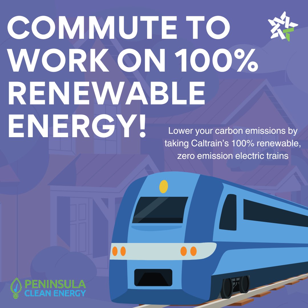 Looking to lower your carbon emissions? Commute with 100% renewable energy! Visit the PCE website to learn more about making a sustainable choice. Every little bit helps! hubs.la/Q034r_fr0