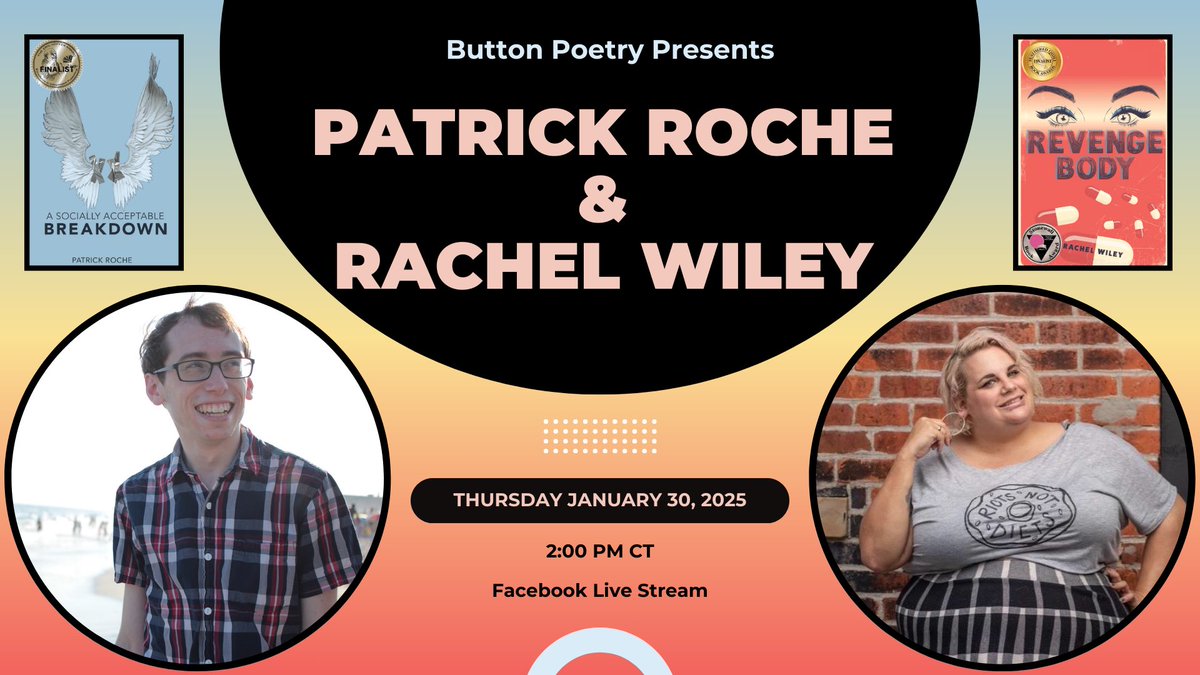 PatrickPoetry's tweet photo. OK new plan!
Tomorrow afternoon:
Double the poets, double the fun! https://t.co/m7Zj4RgXbD