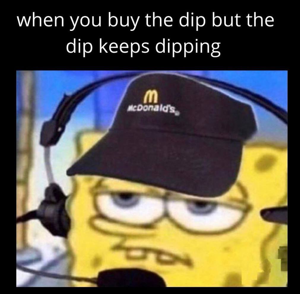 “McDegen’s Law”
Step 1: Make money
Step 2: Lose it all
Step 3: Apply for a job at $McDonalds
Step 4: Repeat

GXZYzQ8yojDunYhoa7n9ZtT1cuybVhuXpCpQCzB8moon