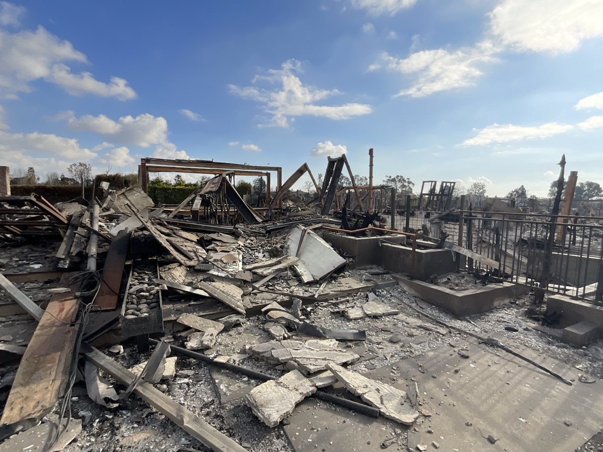 This is my house.
California asking $50,000+ / year property taxes AFTER the fire.  5+ years.
If that seems unfair, please repost or reply.