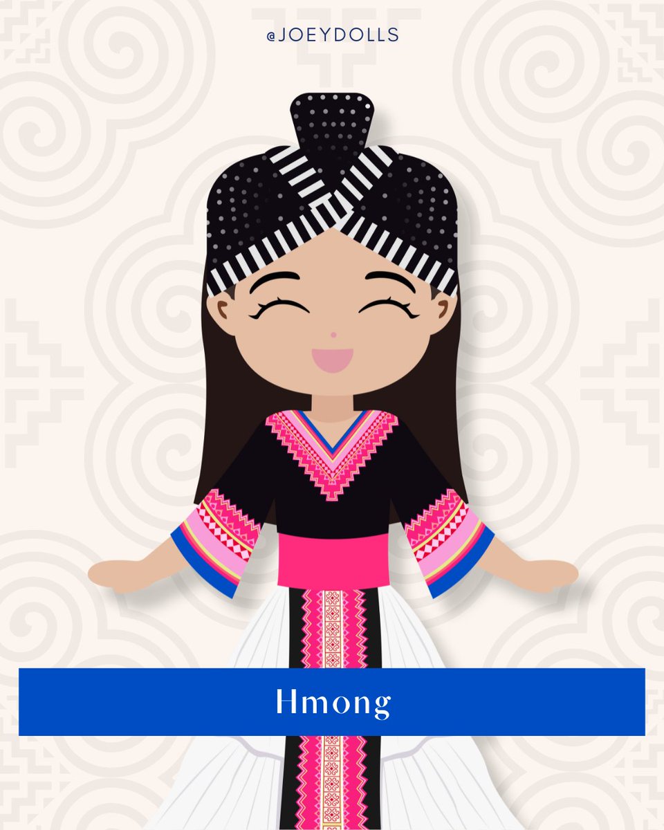 🌟 Sneak Peek! 🌟 We’re thrilled to share the design for our Hmong Joeydoll, celebrating heritage with a phuam, tiab, sev, &amp; hlab sev.
📩 Help us shape this doll! Sign up for our VIP list: joeydolls.com/vip/

#Joeydolls #HmongCulture #InclusiveToys
