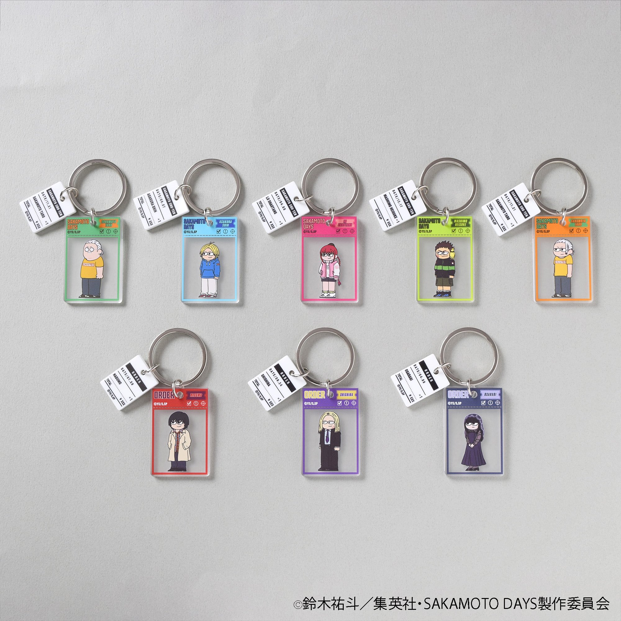 サカモトデイズ トレーディング缶バッジ アクリルキーホルダー　セット売り　ロフト SAKAMOTO DAYS PLAZA/サカモトデイズプラザ on X: 