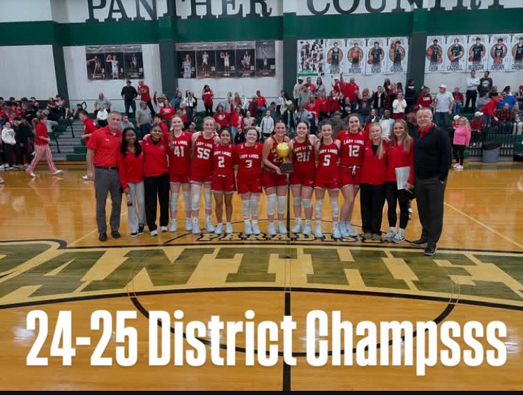24-25 District champs!!! 🐾❤️🔥