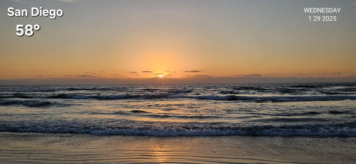 JohnSilvaJr's tweet photo. Good evening, from the shores of Mission Beach. #SDinHD https://t.co/0vzhWWtVUo