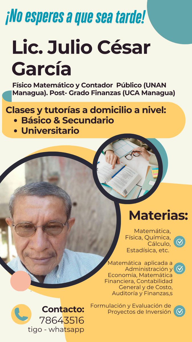 xHierbaMala's tweet photo. Holis! Hice estos afiches para los servicios que ofrece Don Julio! Todo rt o recomendación es apreciada. Ustedes saben que él lo necesita ✨🤍 gracias siempre por todo. https://t.co/cgBCfd9czV