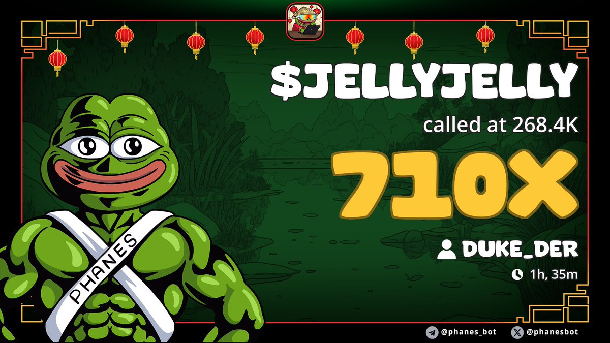 cruptosus's tweet photo. ALMOST A 1000X on $jellyjelly 

Join my tg in my bio for more calls like this daily https://t.co/QiS92oA3lb