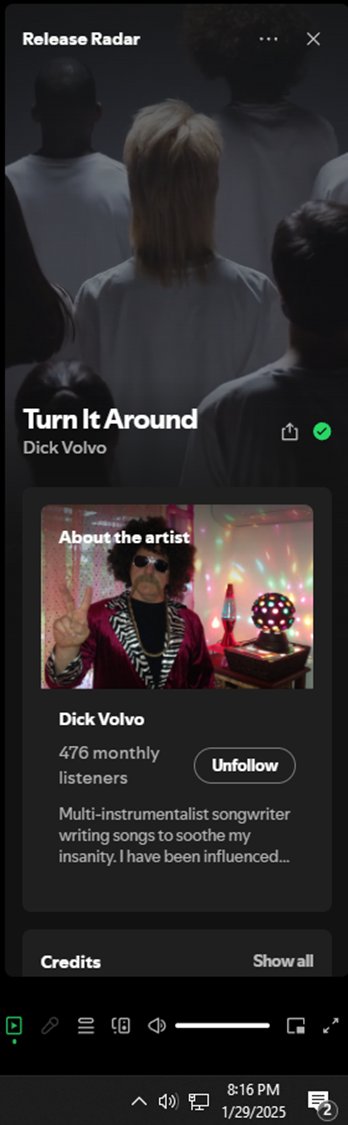 matt geiser (@mpgeiser) on Twitter photo Have you listened to <a href="/DickVolvo/">Dick Volvo</a>'s latest release?? Turn It Around... FANTASTIC!!
I highly recomend cranking up the volume! ❤️🤘
open.spotify.com/track/4G2sBxkU… Have you listened to <a href="/DickVolvo/">Dick Volvo</a>'s latest release?? Turn It Around... FANTASTIC!!
I highly recomend cranking up the volume! ❤️🤘
open.spotify.com/track/4G2sBxkU…