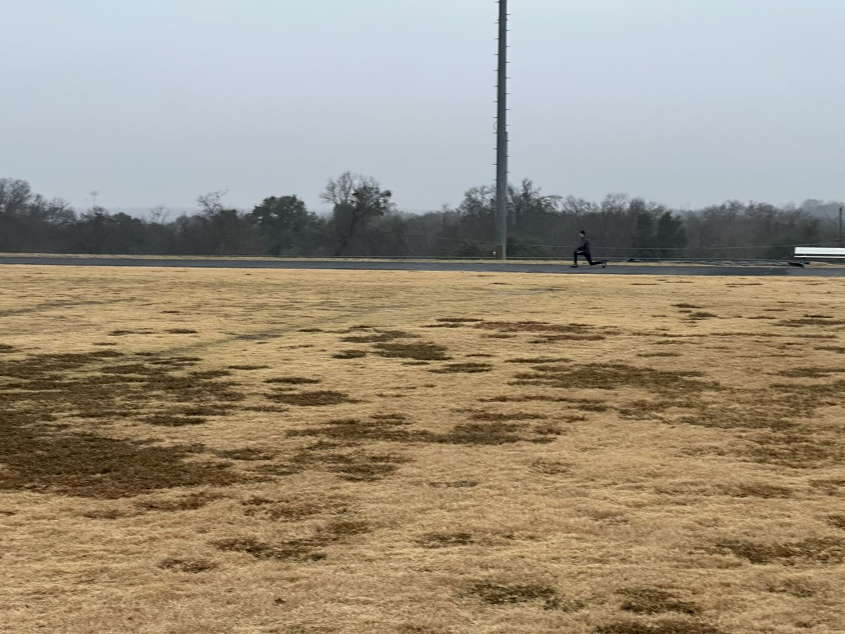 DustinSlaton's tweet photo. 1st night of #longjump practice. It was cold. It was wet. It was dark. @PSlatonTrack was the only one there. He had been throwing up less than 36 hours before. But he gave it his all in practice. That’s #Commitment
#track #trackandfield #triplejump #longjumper #triplejumper https://t.co/Wh80CXMonv