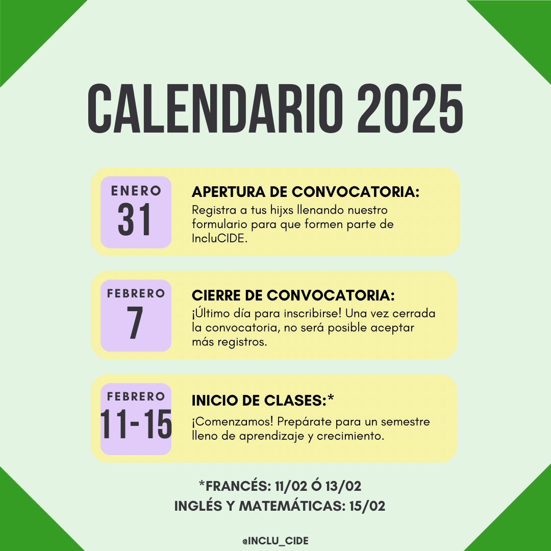 IncluCIDE tweet media