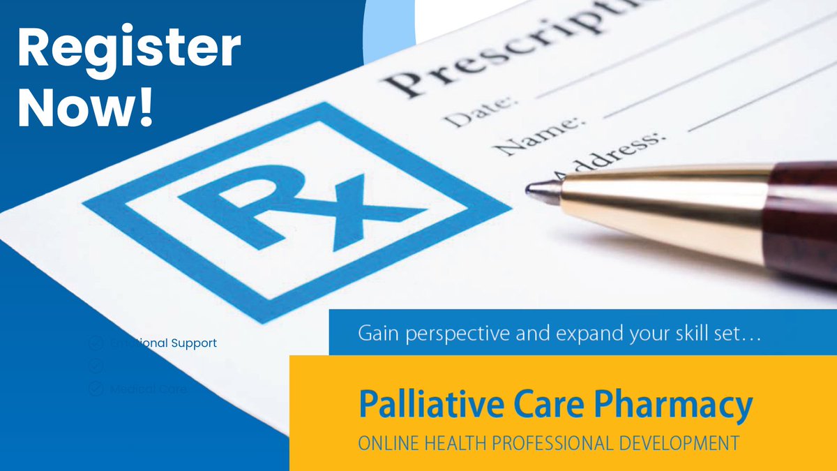 🩺 “This course reminds you why you became a pharmacist in the first place. You definitely get your money’s worth.” - Kristine Petrasko, 2021 graduate 
Join our online course to enhance your role in palliative care. 
📅 Jan. 31 - Mar. 14, 2025 💰 $525 📚 Code: HPPD400 2025S D01