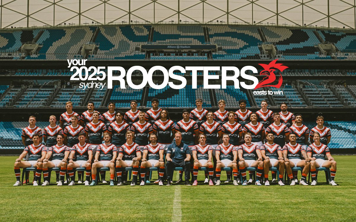 sydneyroosters's tweet photo. Squad 🐓 #EastsToWin https://t.co/YXDYlYRrfU