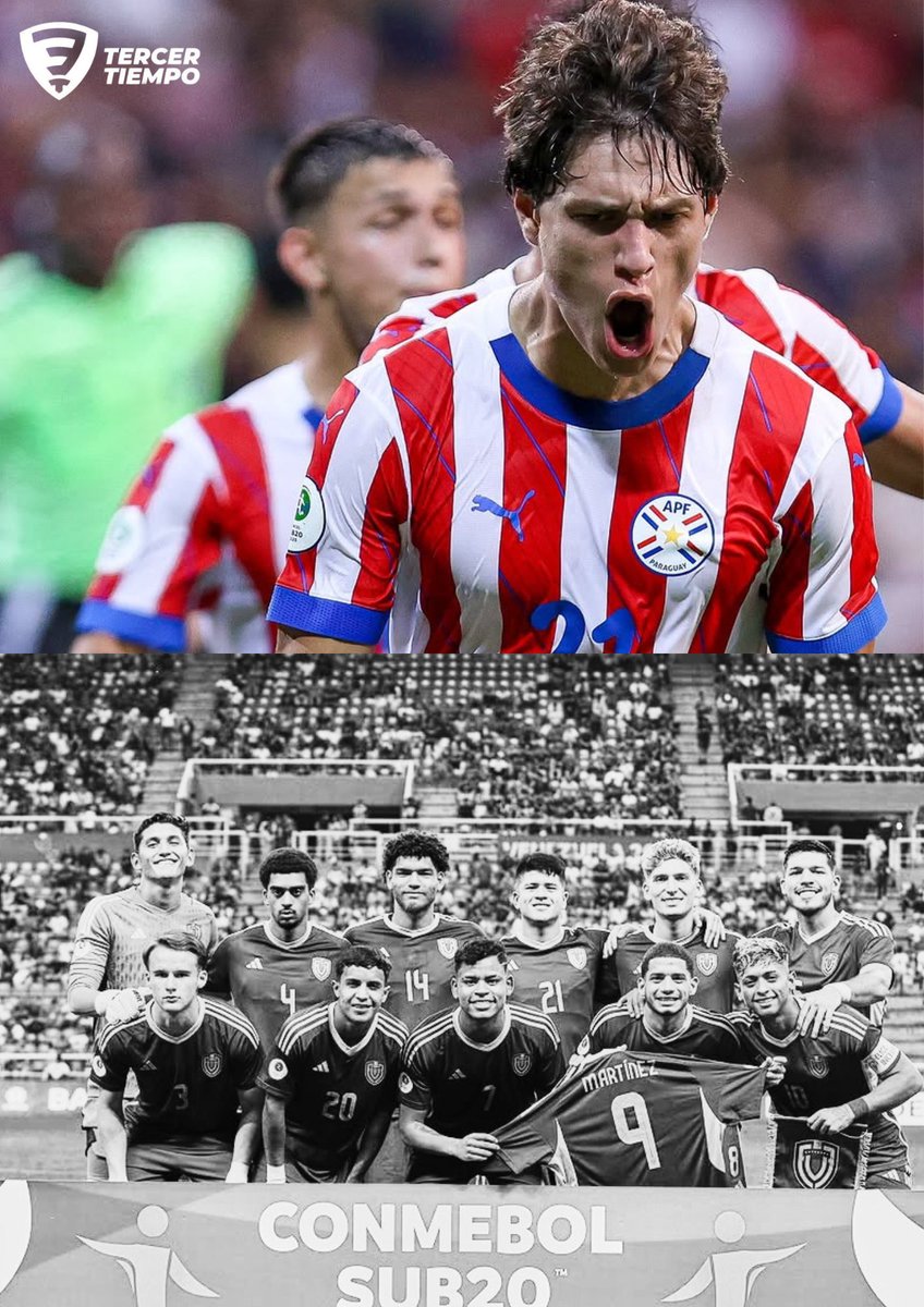 La selección nacional sub-20 de Venezuela cayó 0-1 ante Paraguay, quedando matemáticamente eliminada del certamen 

Gol

Alfonso Dure Min. 42 1T

La vinotinto, no quedaba fuera de la primera fase del #SudamericanoSub20 desde el año 2015 😡

#3Tiempoxmtv #Venezuela