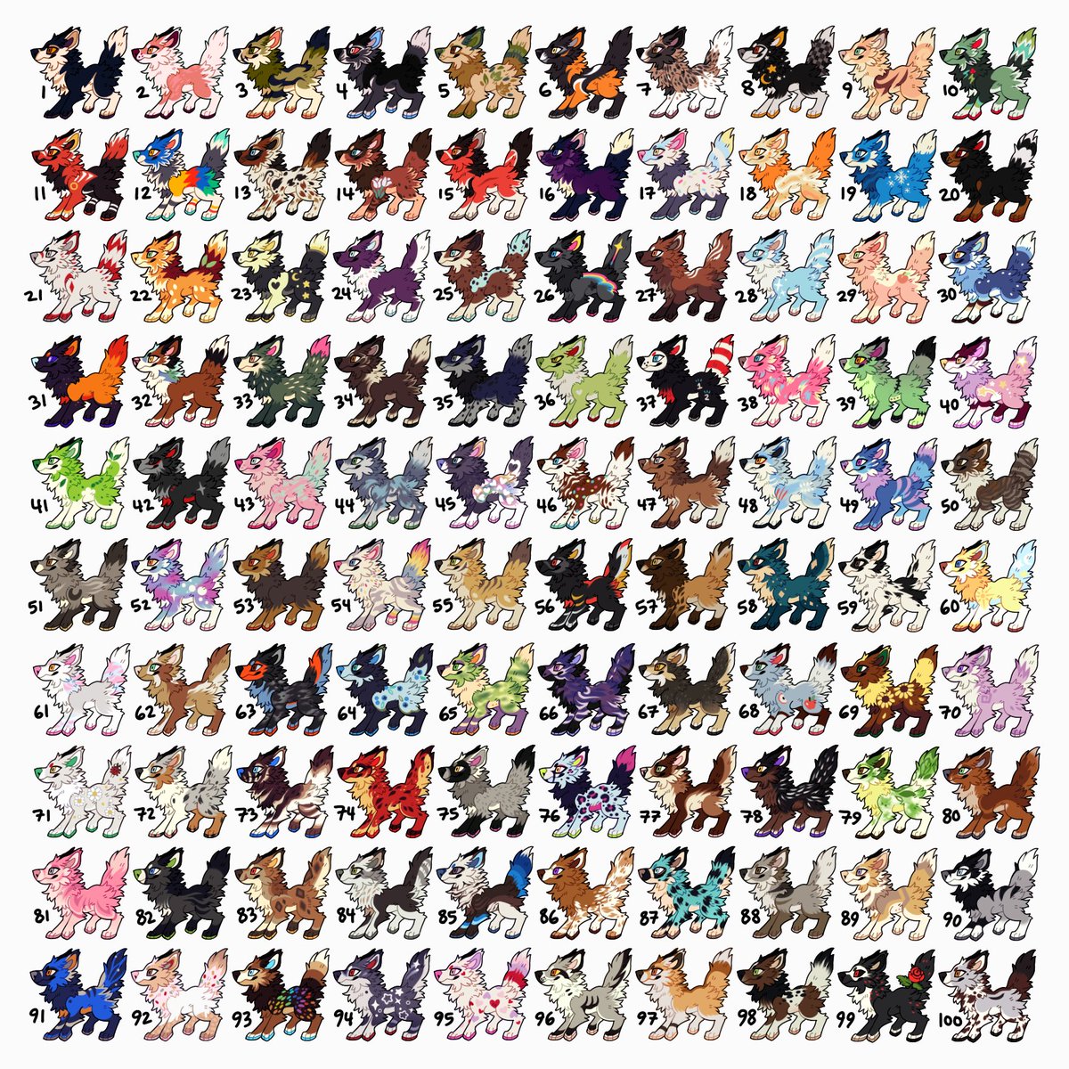 thekingtheory's tweet image. 100 dog adopts! 3rd set of these, can you believe it??πΆβ¬οΈ