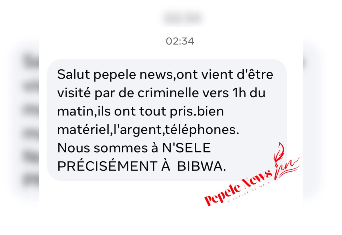 pepele_news's tweet photo. đ„ #MESSAGE_PUBLIC | NO COMMENT ! #RDC #KINSHASA 30/1/25 @pepele_news https://t.co/EpvIy7OSZq