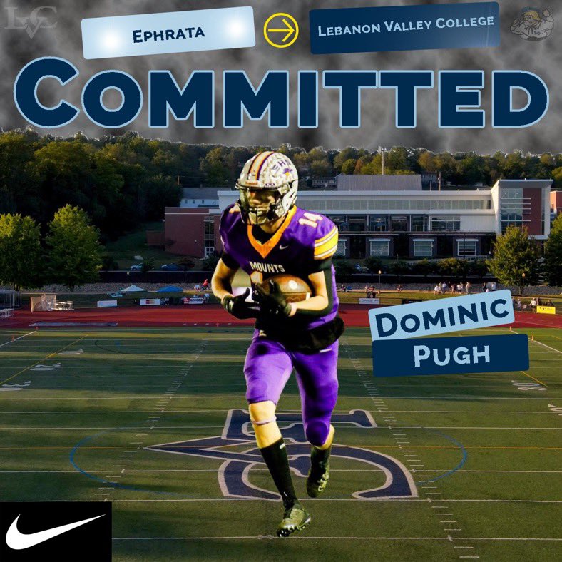 Dominic Pugh (@dompugh14) on Twitter photo I’m excited to announce my commitment to Lebanon Vally College to further my academic and athletic career, I want to thank my family, Coaches and Teammates
<a href="/CoachThompsonCT/">Chris Thompson (Coach T)</a>
<a href="/CoachDrake31/">J.R. Drake</a> <a href="/krismiller1022/">Kristopher Miller</a> <a href="/JoshClair50/">Josh Clair</a> <a href="/coachbrianmcd/">Brian McDermott</a> <a href="/jeremyfranck3/">Jeremy Franck</a> <a href="/ClintSurge/">Clint Surgeoner</a> <a href="/LVCFootball/">LVC Football</a> I’m excited to announce my commitment to Lebanon Vally College to further my academic and athletic career, I want to thank my family, Coaches and Teammates
<a href="/CoachThompsonCT/">Chris Thompson (Coach T)</a>
<a href="/CoachDrake31/">J.R. Drake</a> <a href="/krismiller1022/">Kristopher Miller</a> <a href="/JoshClair50/">Josh Clair</a> <a href="/coachbrianmcd/">Brian McDermott</a> <a href="/jeremyfranck3/">Jeremy Franck</a> <a href="/ClintSurge/">Clint Surgeoner</a> <a href="/LVCFootball/">LVC Football</a>