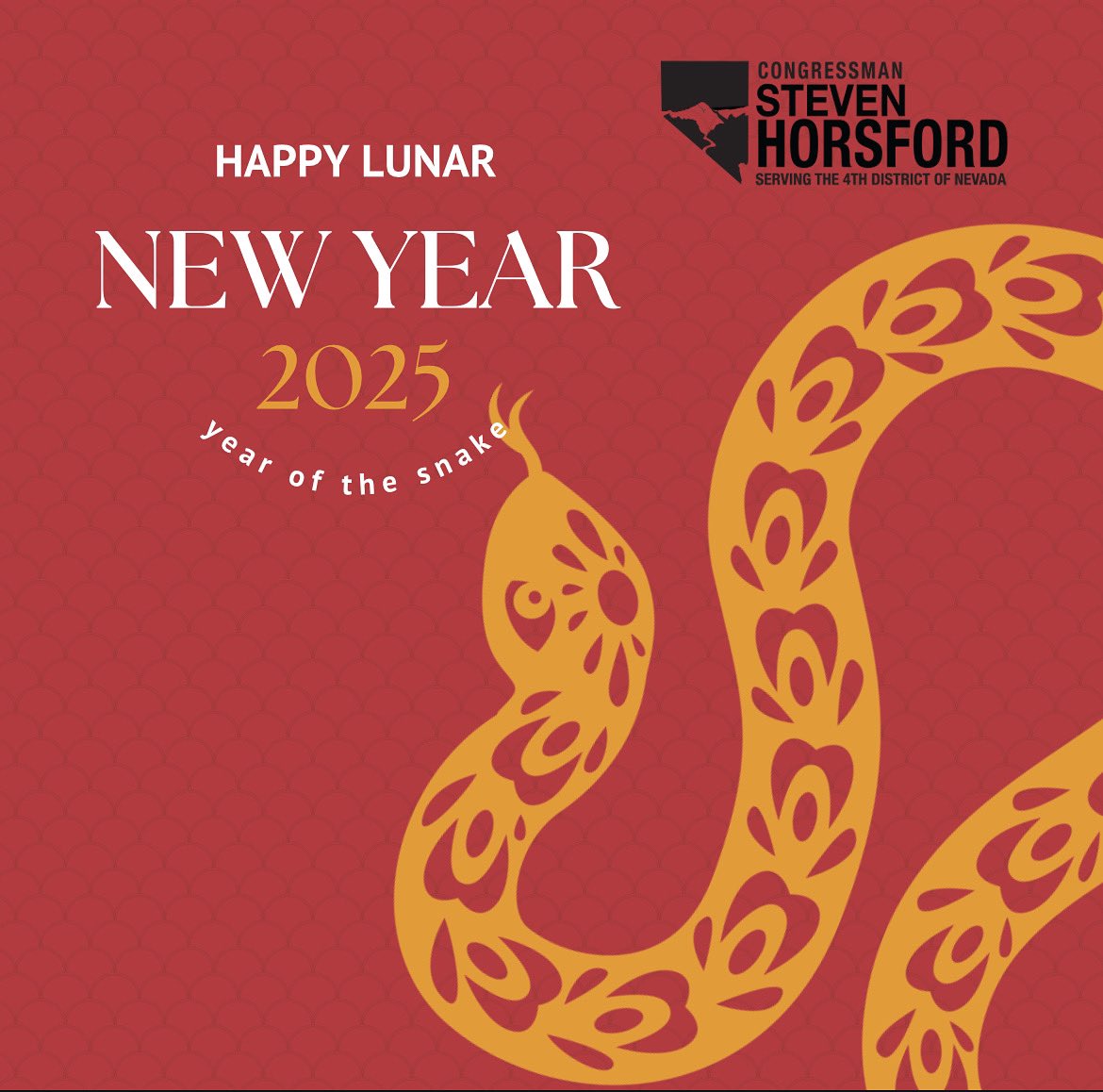 Happy Lunar New Year and welcome to the Year of the Snake. Wishing everyone a wonderful year ahead filled with happiness, prosperity, and meaningful moments. May this new year bring success and joy to you and your loved ones.