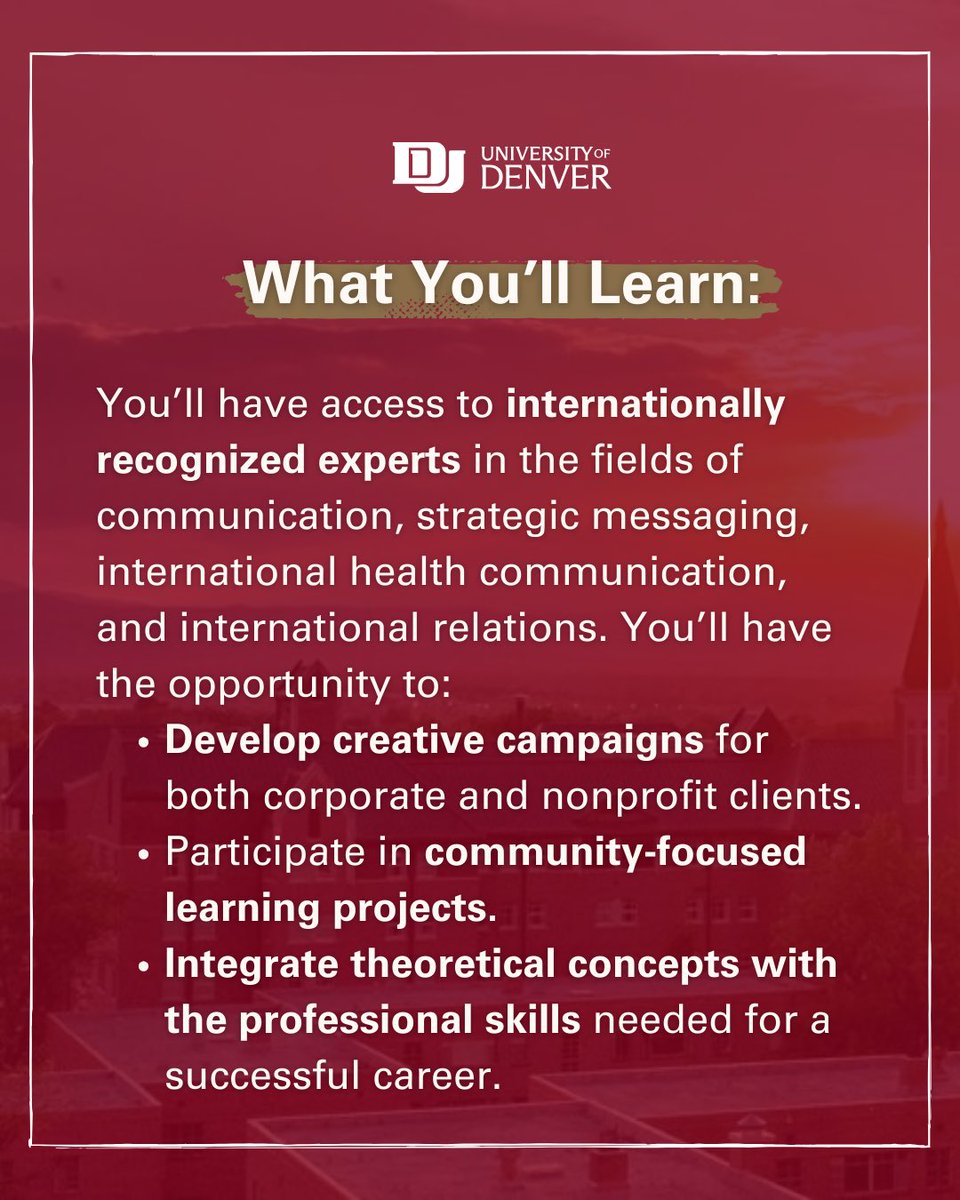 DU MFJS Department tweet media