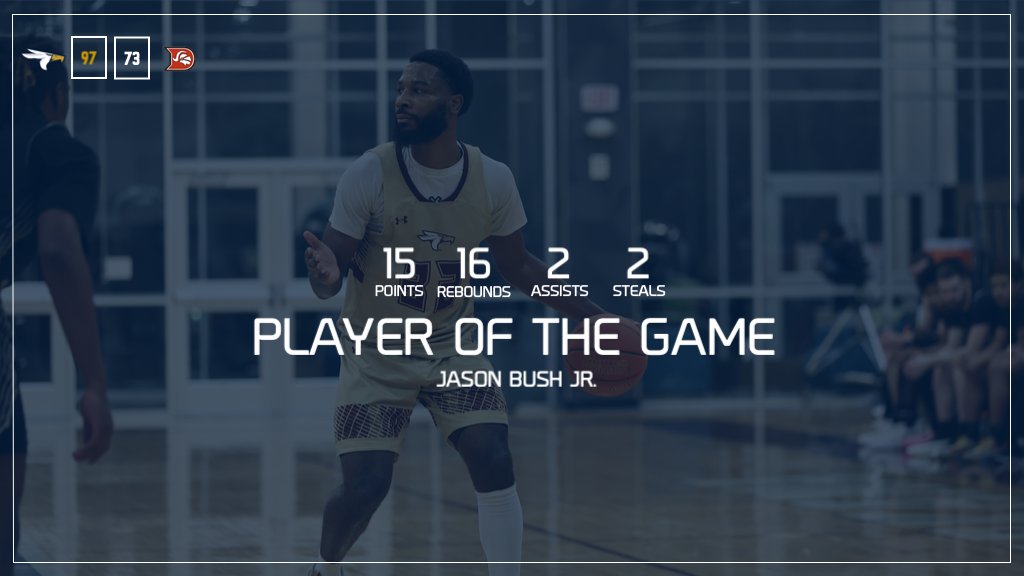 Jason Bush Jr. earned TAMUT Player of the Game honors in today’s men's matchup against the Crusaders of Dallas Christian College. Bush recorded:
🏀15 points 
🏀16 rebounds
🏀2 steals
🏀2 assists
 #SoarEagles