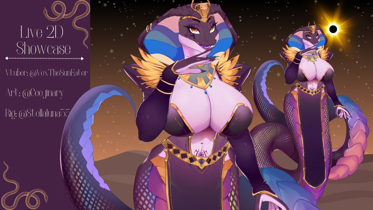 <a href="/zentreya/">Zentreya⚡🐲</a> <a href="/ceejinary/">Ceej 🍉🥝WORKING ON COMMS</a> did my scalie model art and <a href="/StellaLuna5555/">Stella ☆ Luna 🌺⭐ Space Gyaru Vtuber</a> rigged it!