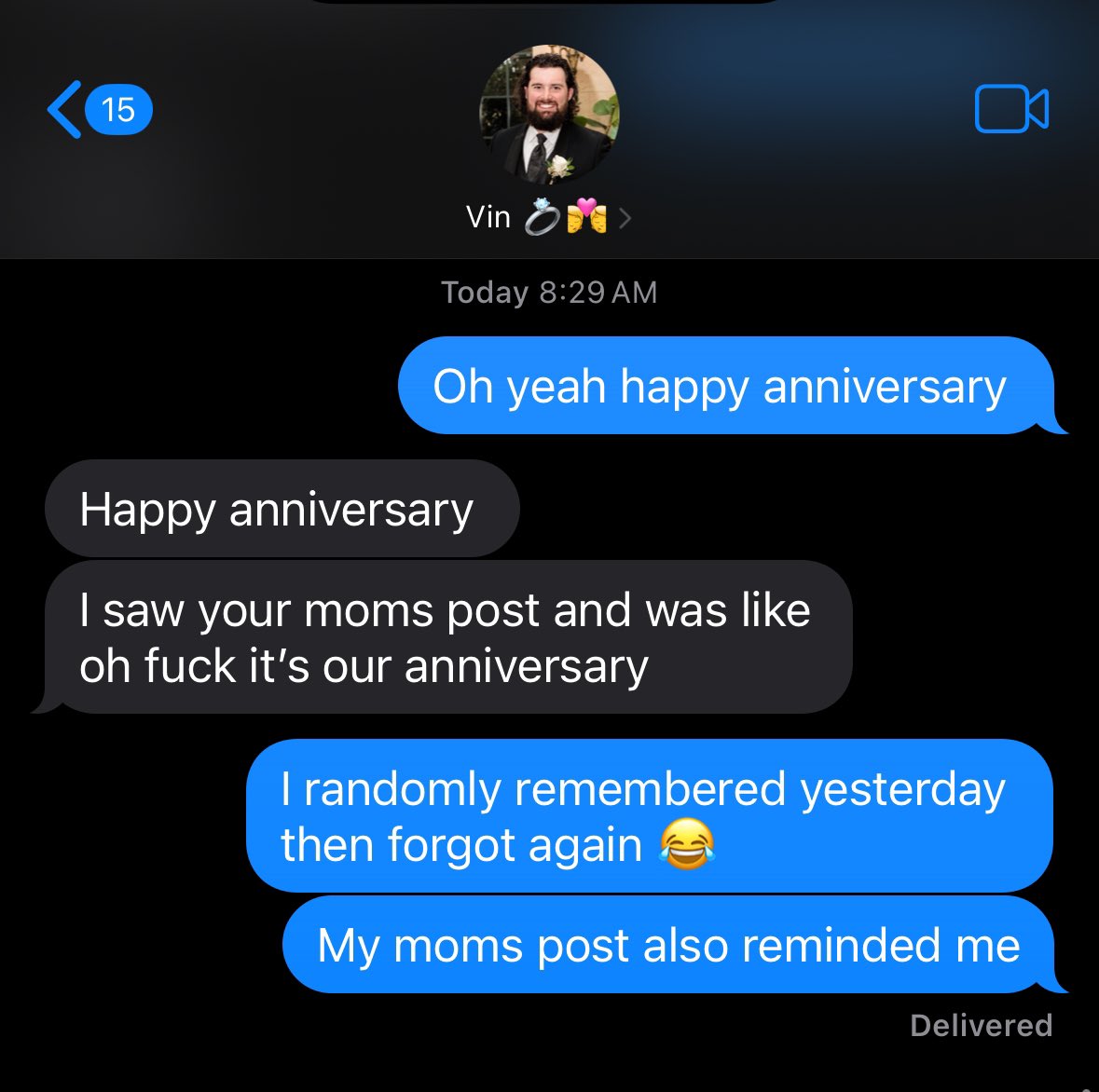 dvnlark's tweet photo. also been married for 2 years yesterday, romance alive and well! https://t.co/wlCu8RoRT2