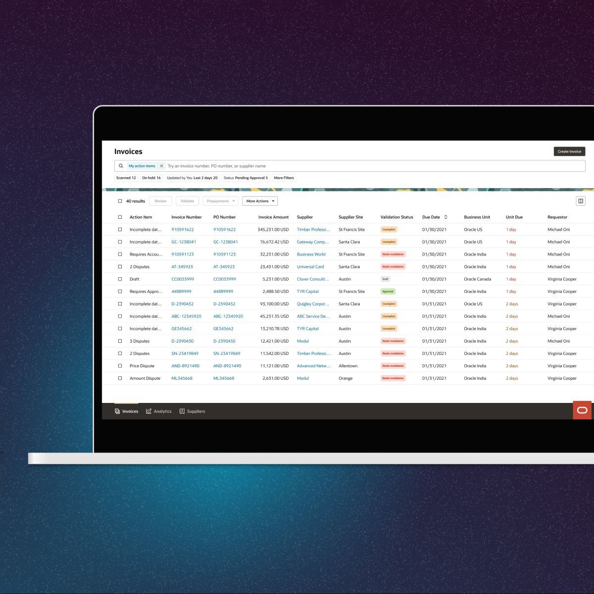 vcastrategy's tweet photo. Data heavy FinTech UX and complex smart search filtering UI for Oracle NetSuite. #ux #uiux #design #freelance #b2b #erp #fintech #dashboardux #designsystem https://t.co/d6gVlJq66Y