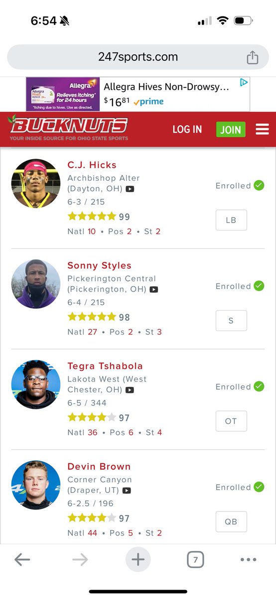 fried_aaron's tweet photo. @ConorTDJ @TheUCReport @CraigHaubert @TomLuginbill @DemetricDWarren Can’t argue with ignorance. 2022 recruiting has nothing to do with purchased players. These were the top recruits. 1st rounders anyone?? https://t.co/YzuFI4eb0q