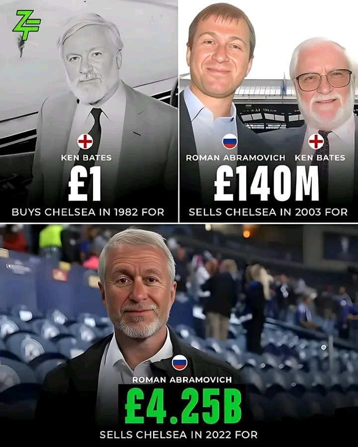 huddys90's tweet photo. The greatest business in football history 📈

#chelsea #RomanAbramovich #kenbates #premierleague #epl  
-
— #football #soccer #futbol https://t.co/clAlXjjc6k