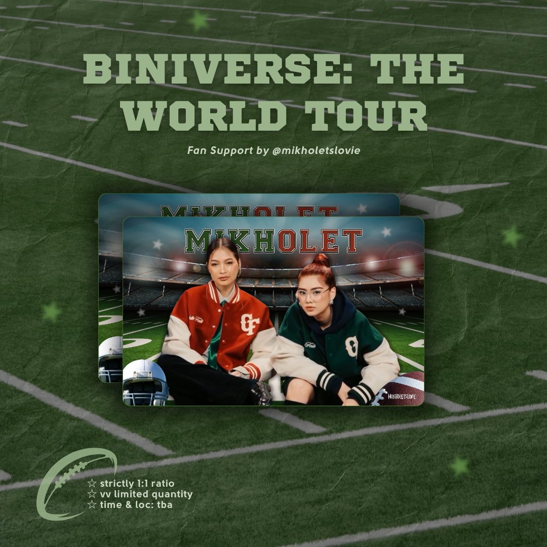 mikholetslovie's tweet image. MIKHOLET PHOTOCARD &amp;amp; REF MAGNET FOR #BINIVerseWorldTour2025 🏈
—by @mikholetslovie ˖°.☆

𖥔 like, rt, &amp;amp; mbf (show proof on d-day)
𖥔 strictly 1:1 (choose 1)
𖥔 vv limited quantity
𖥔 time &amp;amp; loc: TBA
𖥔 open for donations (dm me) 

#BINI #ABUNJINGZ