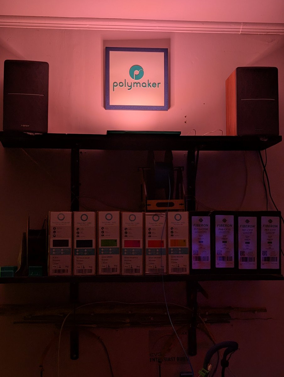 Burnstation3D's tweet image. Somebody got a dedicated shelf in my office / workspace 🫣😁 

@Polymaker_3D #fiberon #polylite #polyflex #polysonic