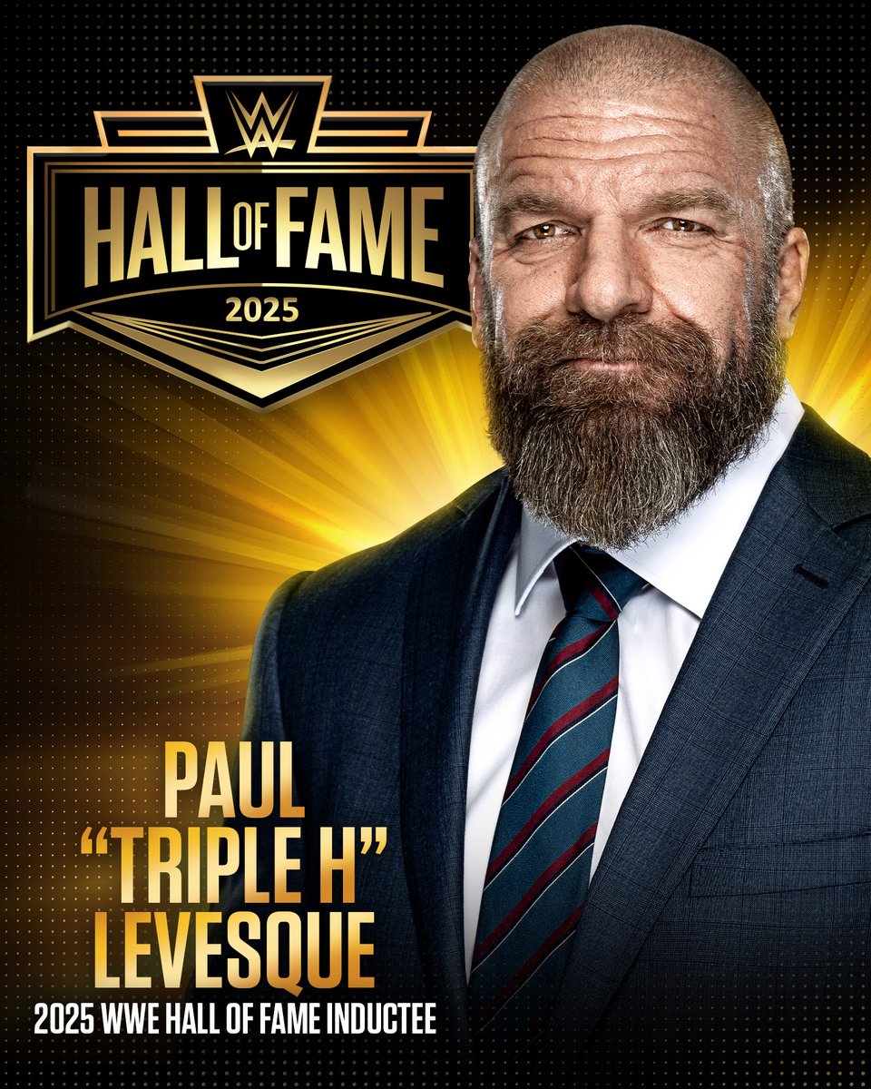 AbsWrestling's tweet photo. • 9× WWF/WWE Champion
• 5× World Heavyweight Champion  • 5× Intercontinental Champion 
• 3× Tag Team Champion (w/ @ShawnMichaels &amp; @steveaustinBSR)
• 1997 KOTR 
• 2002 &amp; 2016 #RoyalRumble 
• 7× #WrestleMania Main Events

TRIPLE H. THE GAME. WELL DESERVED. #WWEHOF https://t.co/JzXfvpLkSP