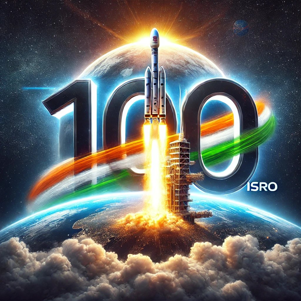 EmpowerNextGen's tweet photo. Congratulations to @ISRO on achieving the historic milestone of launching its 100th rocket! A moment of pride for the entire nation. Your dedication and scientific excellence continue to inspire us all. Wishing the team even greater success in the future! 🇮🇳 #ISRO100 #ProudMoment https://t.co/plYVMVXSsq