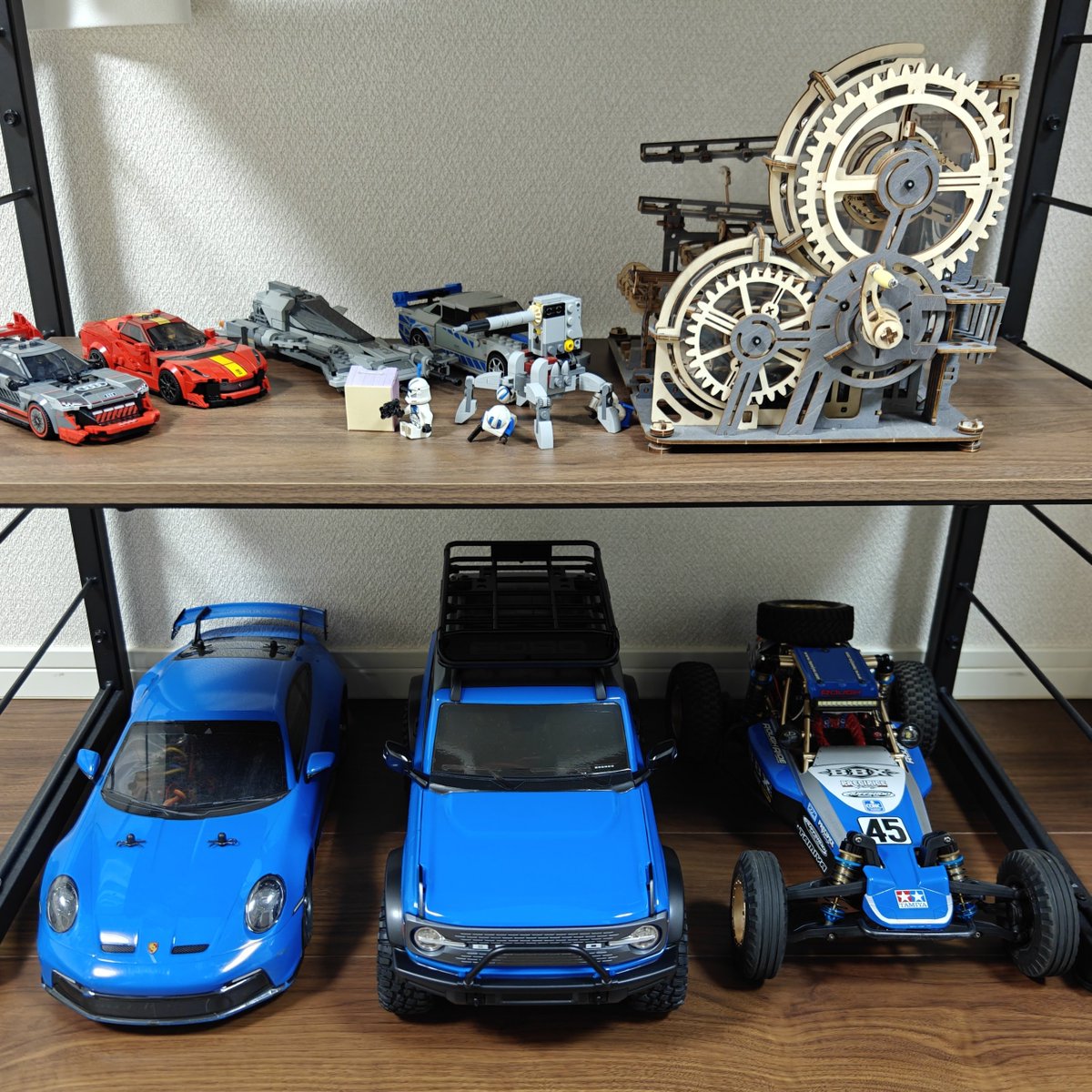 kadono86's tweet image. ブリリアントブルーが増殖中😁
ここ1年のお気に入りカラーです☺️
#CC02 #タミヤRC #ブロンコ #ラジコン