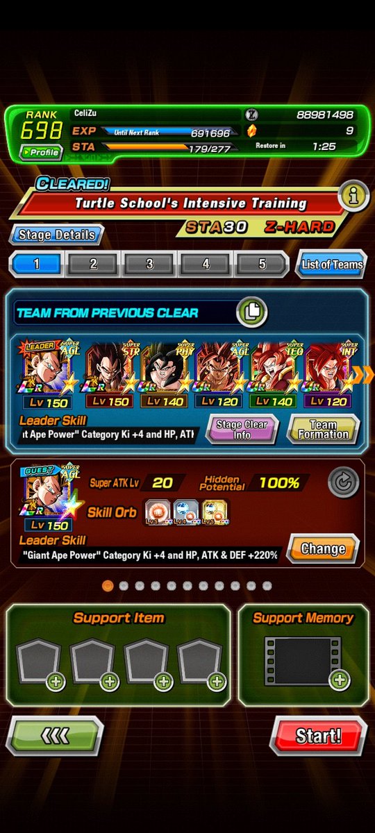 BoostZenk0's tweet photo. Kinda crazy that I shafted TEQ SV but he's not here yet (also STR Hercule and STR SSBE)
But at least, I have some of good start now with MONKE 🦧👍
#Dokkan10thAnniv https://t.co/R15d0pXdwr
