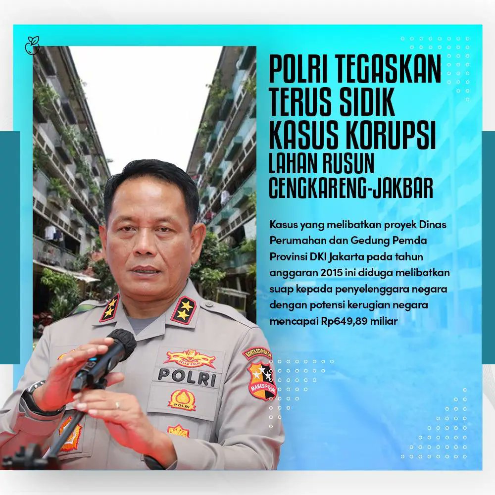 comelons89's tweet photo. Polri sikat korupsi di rusun Cengkareng Jakarta Barat!!!

#kejagung #astacita  #haji #kpk #swasembada #dinas #pejabat #makangratis #desa #prabowo #trump #putin #dunia #presiden #nkri #programprabowo #rakyat #pertahanan  #PENGANTINIBLIS https://t.co/aMAuf7wPAf