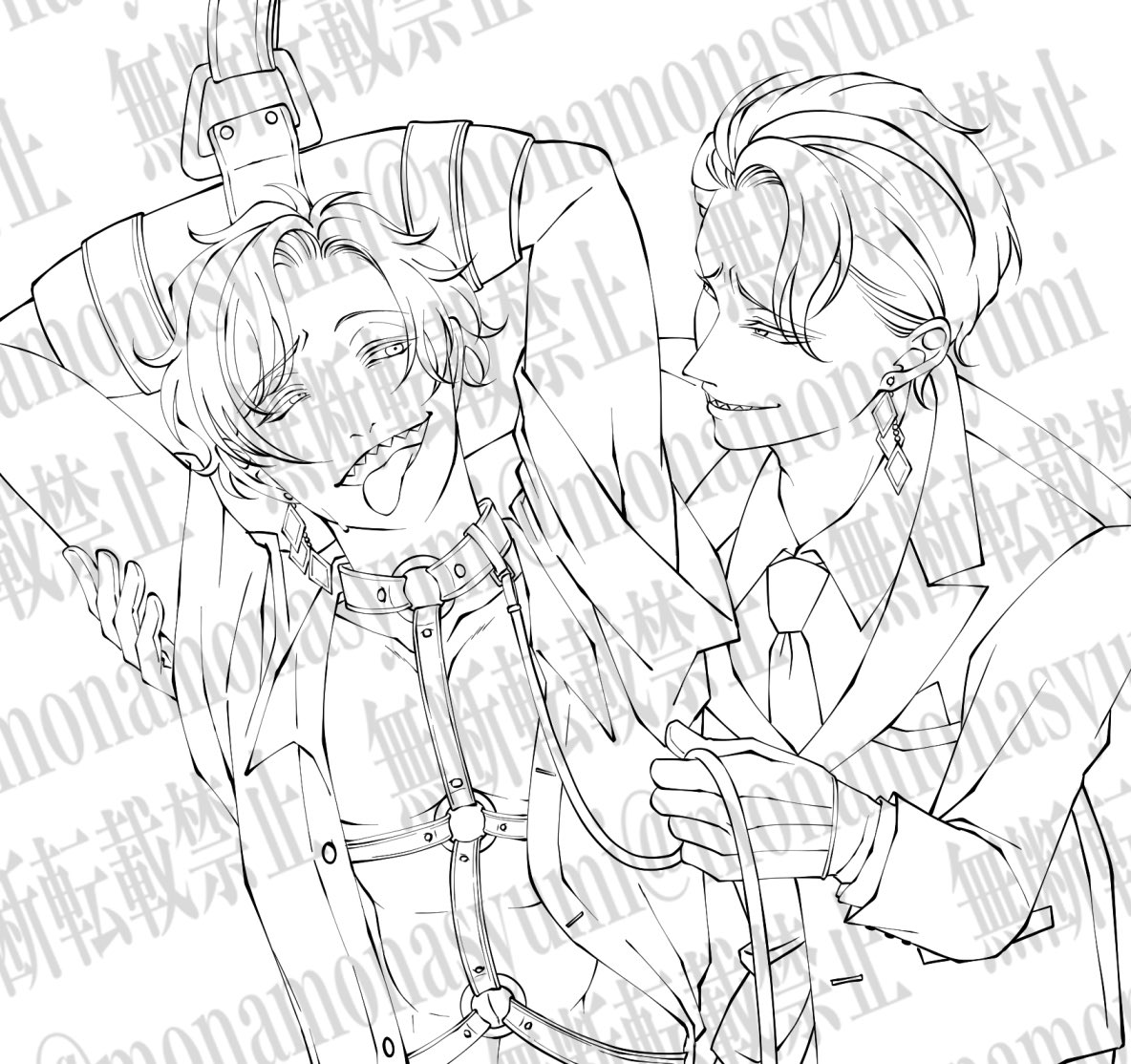 線画が終わりました〜🙌 