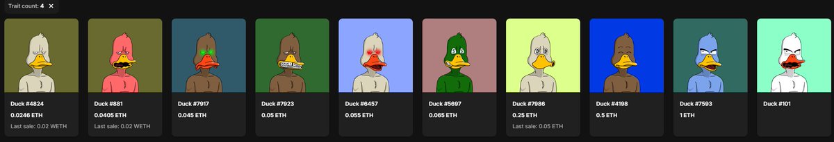 Jase444 (@jase_444) on Twitter photo The <a href="/NoncoDucks/">Nonconformist Ducks</a> 4T floor is lava....
1 sale -> Floor goes up 164%
6 sales - > Floor goes up 1016%
7 Sales - > Floor goes up 2032%
8 Sales -> Floor goes up 4065%
9 Sales -> No Floor...
With Decoupling machine coming back soon. 4T's will have a 22eth floor. 🔥🔥🔥 The <a href="/NoncoDucks/">Nonconformist Ducks</a> 4T floor is lava....
1 sale -> Floor goes up 164%
6 sales - > Floor goes up 1016%
7 Sales - > Floor goes up 2032%
8 Sales -> Floor goes up 4065%
9 Sales -> No Floor...
With Decoupling machine coming back soon. 4T's will have a 22eth floor. 🔥🔥🔥