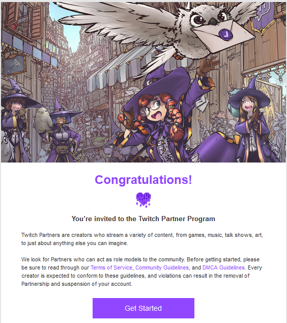 When I first started streaming, I told myself I'd like to hit partner in three years.  During the last month before my 3rd Anniversary, we actually hit it.  Thank you so much for all the support it took to get here, it means the world to me!  Onward, to a brand new chapter!!!✨