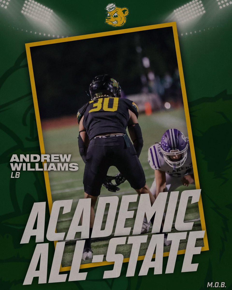 Congrats to our Academic All State Athletes 

M.O.B.
