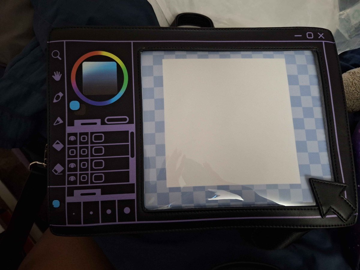 I just recieved my first ita bag made by <a href="/Arcade_Bandits/">Arcade Bandits ⚠️ hiatus</a>
ITS SO COOL